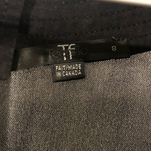 Teenflo Sheer Black Top - Picture 5 of 6